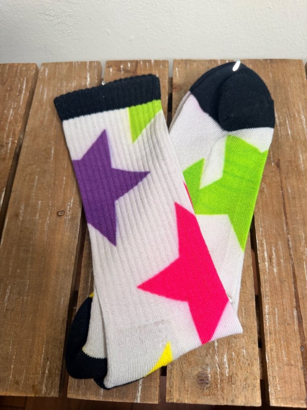 BAPE A Bathing Ape Multicolor BAPE STA Star Crew Socks